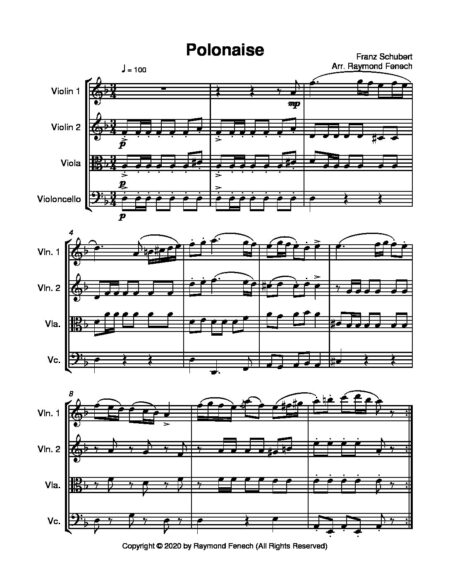 Polonaise String Quartet pdf