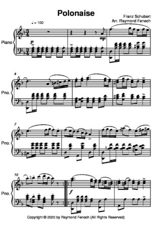Polonaise – F.Schubert – Solo Piano
