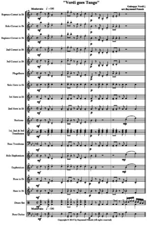 Verdi Goes Tango – For Brass Band