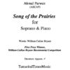 Song of the Prairies SopranoPiano 1 pdf