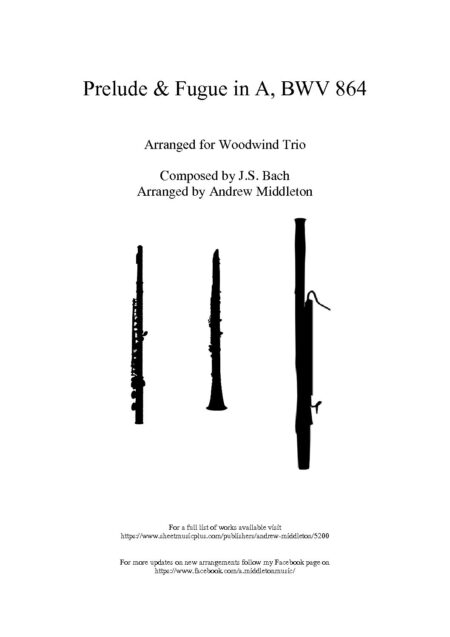 Front cover for Woodwind Trio pdf