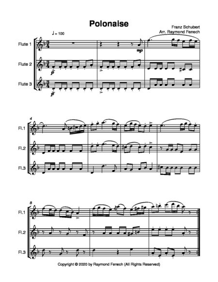 1. Polonaise F.Shubert 3 Flutes 1 pdf