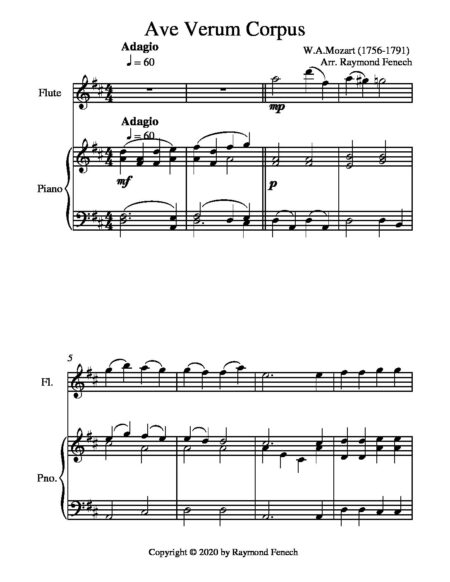1.Ave Verum Corpus Flute and Piano pdf
