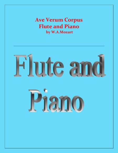 Ave Verum Corpus Flute and Piano Cover Page. converted pdf
