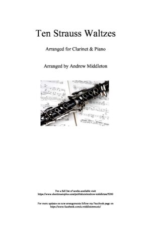 10 Strauss Waltzes for Clarinet and Piano