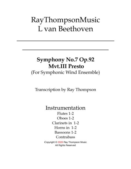 Symphony No 7 Op 93 Mvt III w10 Title pdf