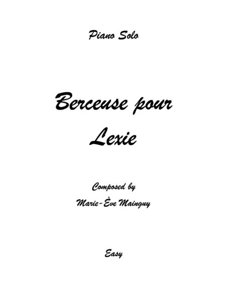 BerceusePourLexie Couverture 1 pdf