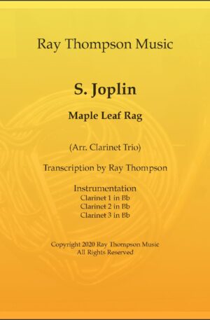 Scott Joplin: Maple Leaf Rag – clarinet trio