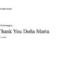 Thank you dona maria Oboe Damre cover pdf