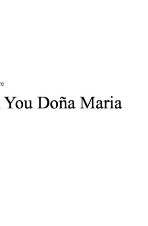 Thank You Doña Maria (score & parts)