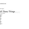 All those things . . . cover PDF pdf