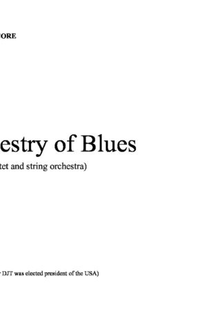 A Tapestry of Blues (Score & parts)
