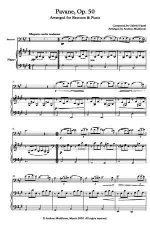 Ten Romantic Solos for Bassoon & Piano