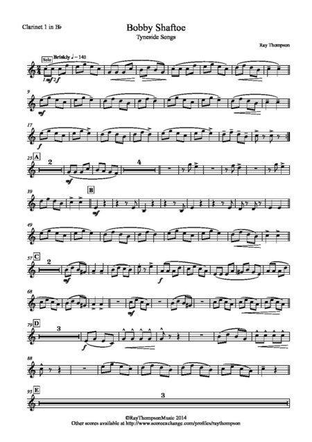 3 Bobby Shaftoe cl trio Clarinet 1 in Bb pdf