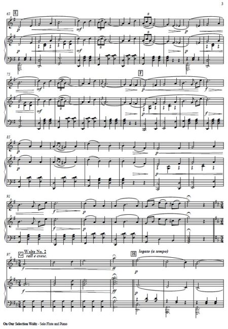 387 On Our Selection Solo Flute and Piano SAMPLE page 03