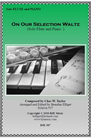 On Our Selection Waltz – Solo Flute and PIANO [G]