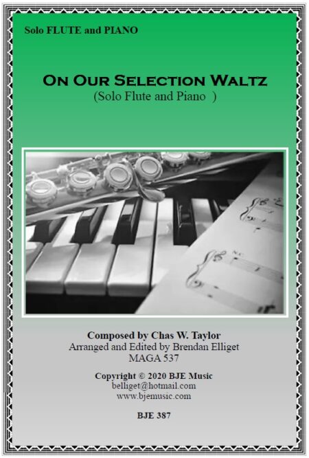 387 FC On Our Selection Waltz Solo Flute and Piano