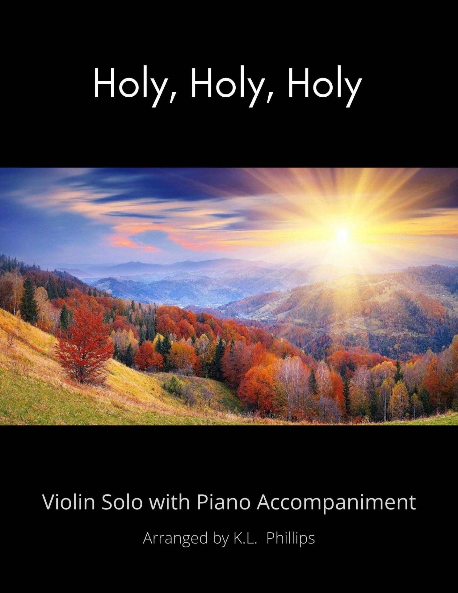 Holy, Holy, Holy - Violin Solo With Piano Accompaniment - Sheet Music ...