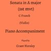 Franck sonata mvt 1 violin