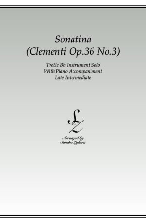 Sonatina-Clementi (Op. 36, No. 3) -Treble Bb Instrument Solo