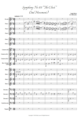 Haydn Symphony No 101 “The Clock” (2nd movement)