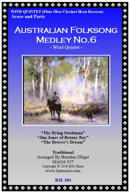 384 FC Australian Folksong Medley No 6 Wind Quintet