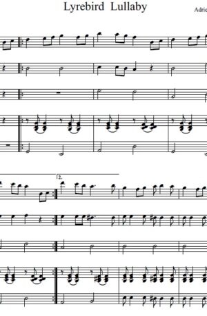 Lyrebird Lullaby – Beginner flute ensemble