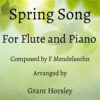 spring song flute and piano