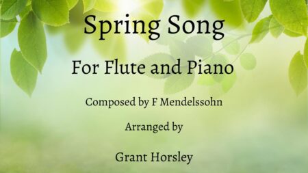 spring song flute and piano