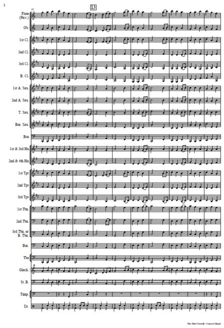 014 v3 The First Nowell Concert Band 2020 SAMPLE page 02