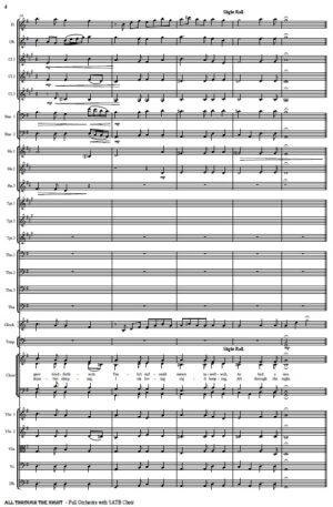All Through The Night – Orchestra with SATB Choir