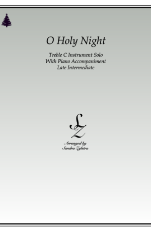 O Holy Night -Treble C Instrument Solo