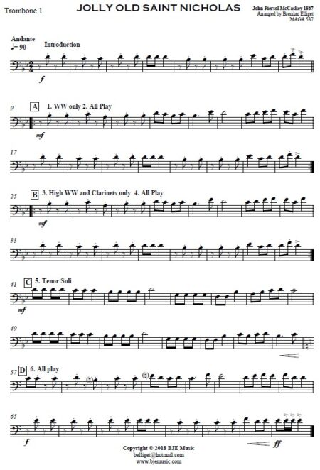 355 Jolly Old Saint Nicholas Concert Band SAMPLE page 06
