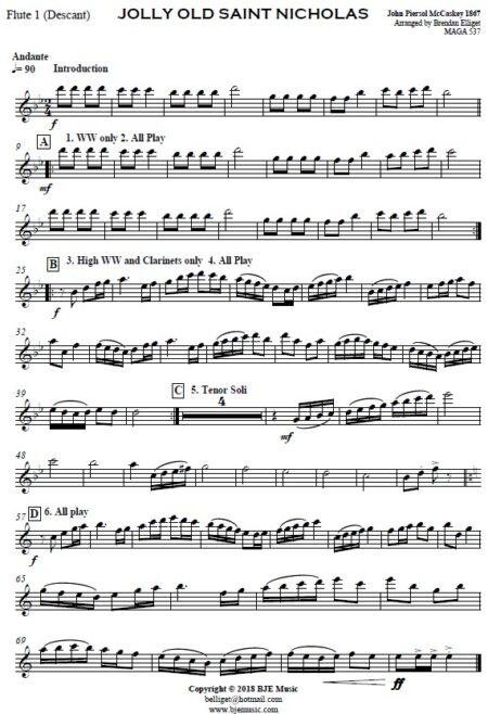 355 Jolly Old Saint Nicholas Concert Band SAMPLE page 05