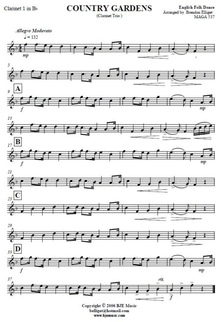 472 Country Gardens Clarinet Trio SAMPLE page 02