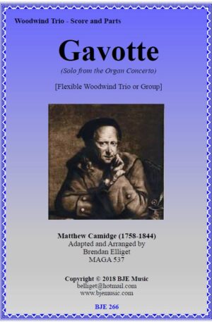 Gavotte (Camidge) – Flexible Woodwind Trio