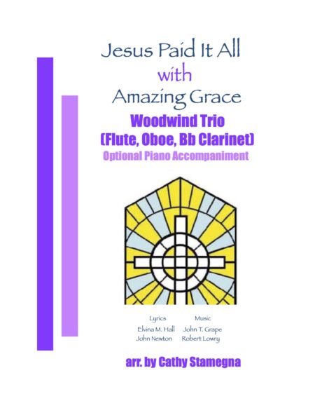 WW Trio 1 Fl Ob Cl Jesus Paid It All Amazing Grace title JPEG