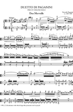 Niccolo Paganini – “Collection for Viola”