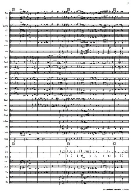 238 Occasional Fanfare Orchestra SAMPLE page 03