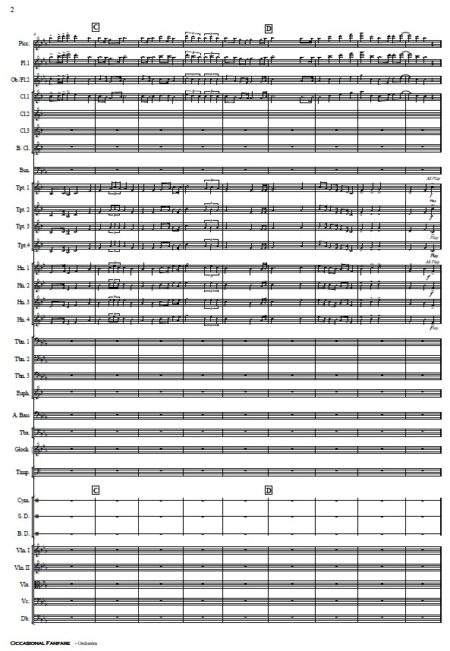 238 Occasional Fanfare Orchestra SAMPLE page 02