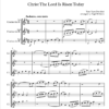 Christ The Lord Is Risen Today, for Clarinet Trio
