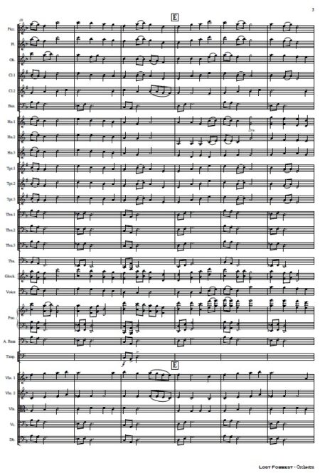 184 Lost Forrest Orchestra SAMPLE page 03