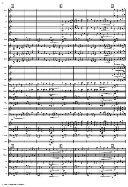 184 Lost Forrest Orchestra SAMPLE page 02