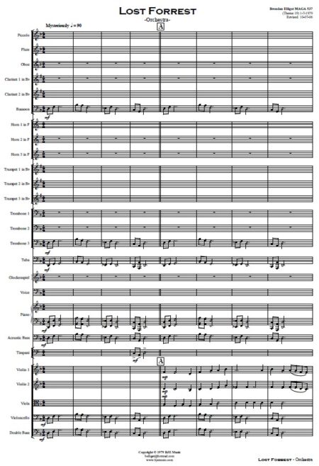 184 Lost Forrest Orchestra SAMPLE page 01