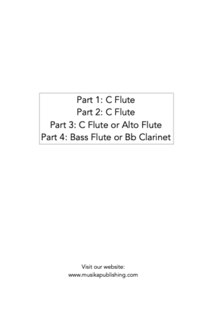 La Rejouissance (Handel) – for Flute Quartet
