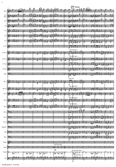 368 The Holly and the Ivy Concert Band SAMPLE page 02