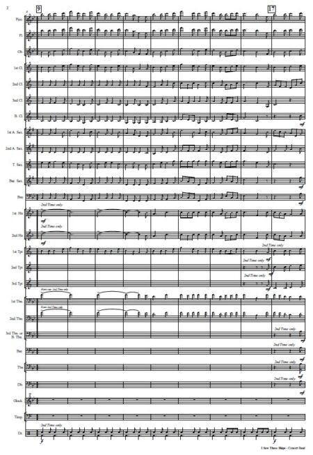 369 I Saw Three Ships Concert Band SAMPLE page 02