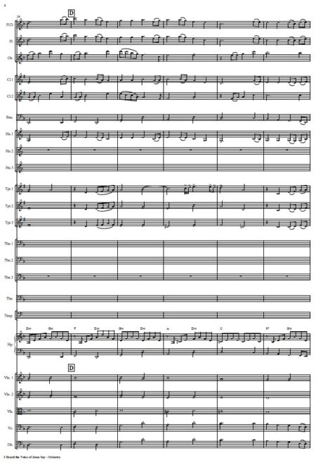 448 I Heard the Voice of Jesus Say Orchestra SAMPLE page 04