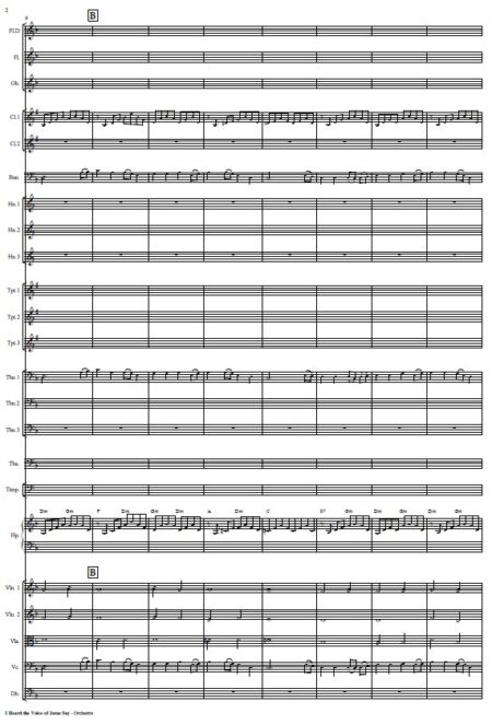 448 I Heard the Voice of Jesus Say Orchestra SAMPLE page 02