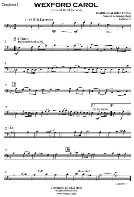 288 Wexford Carol Concert Band SAMPLE page 06